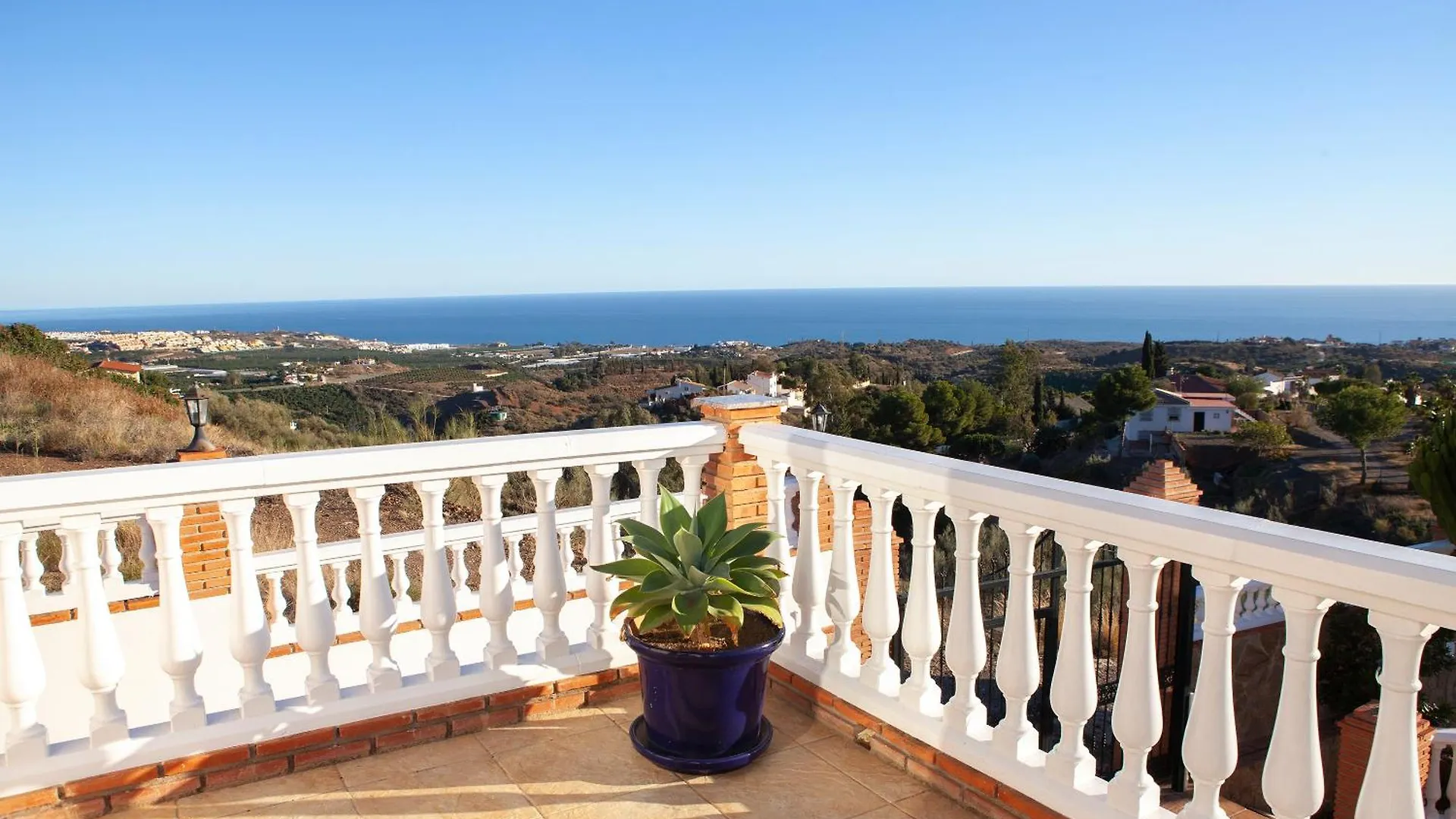Villa El Palomar Azul With Pool And Sea View Benajarafe Spain